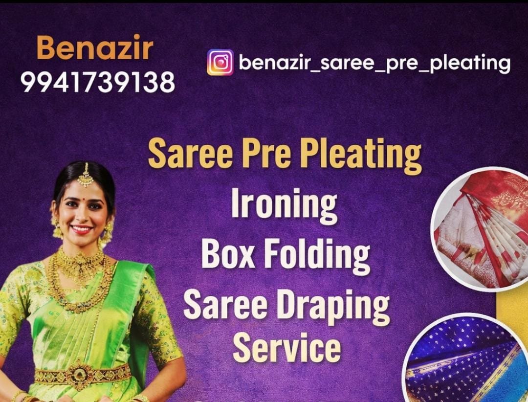 Benazir Saree Pre Pleating