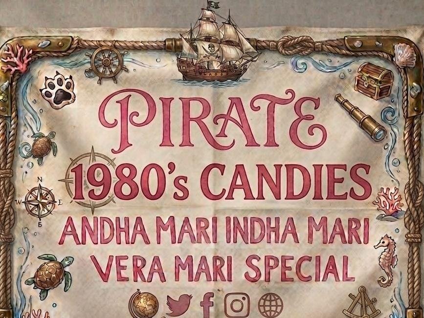 Pirate 1980's Candy Shop