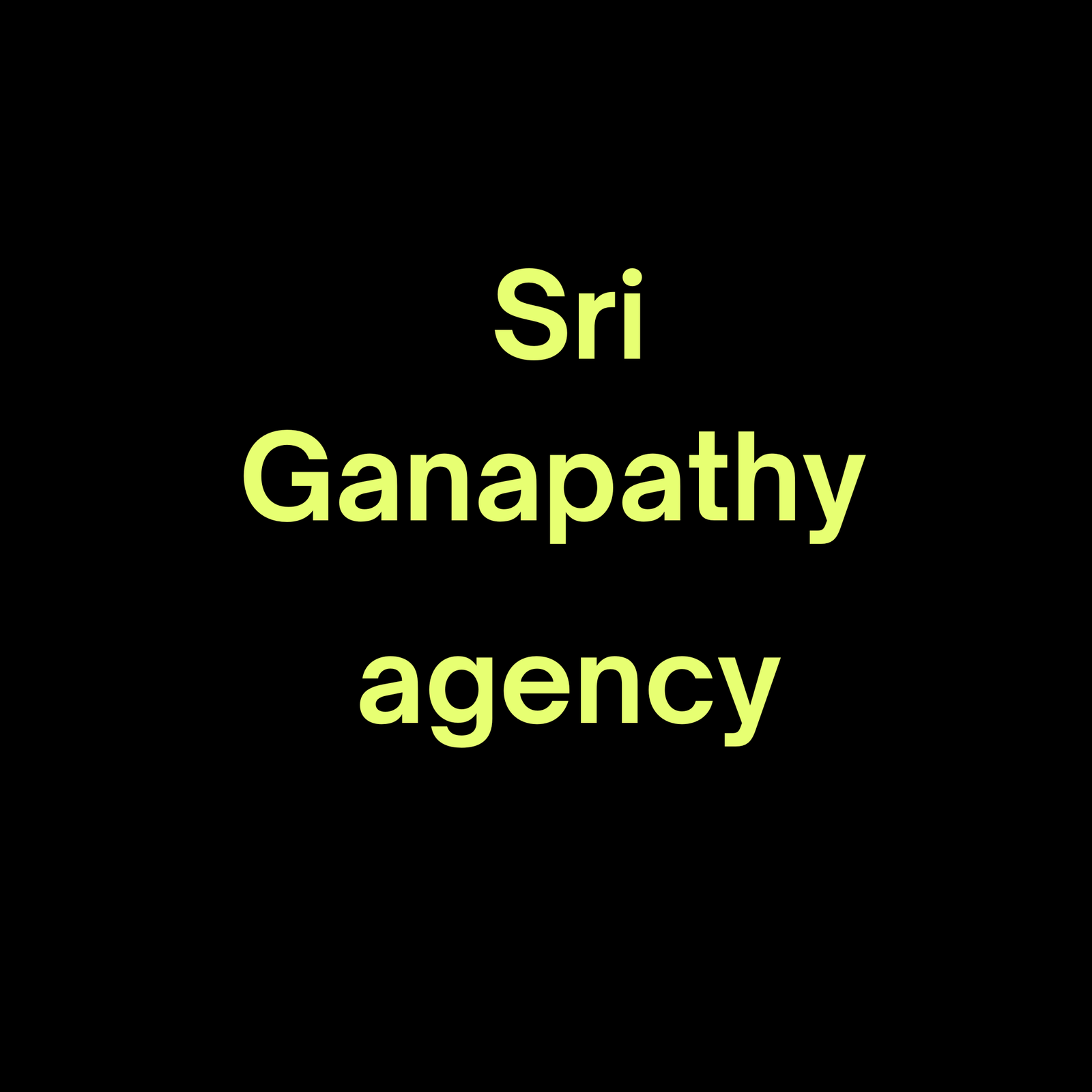 Sri Ganapathy Agencies