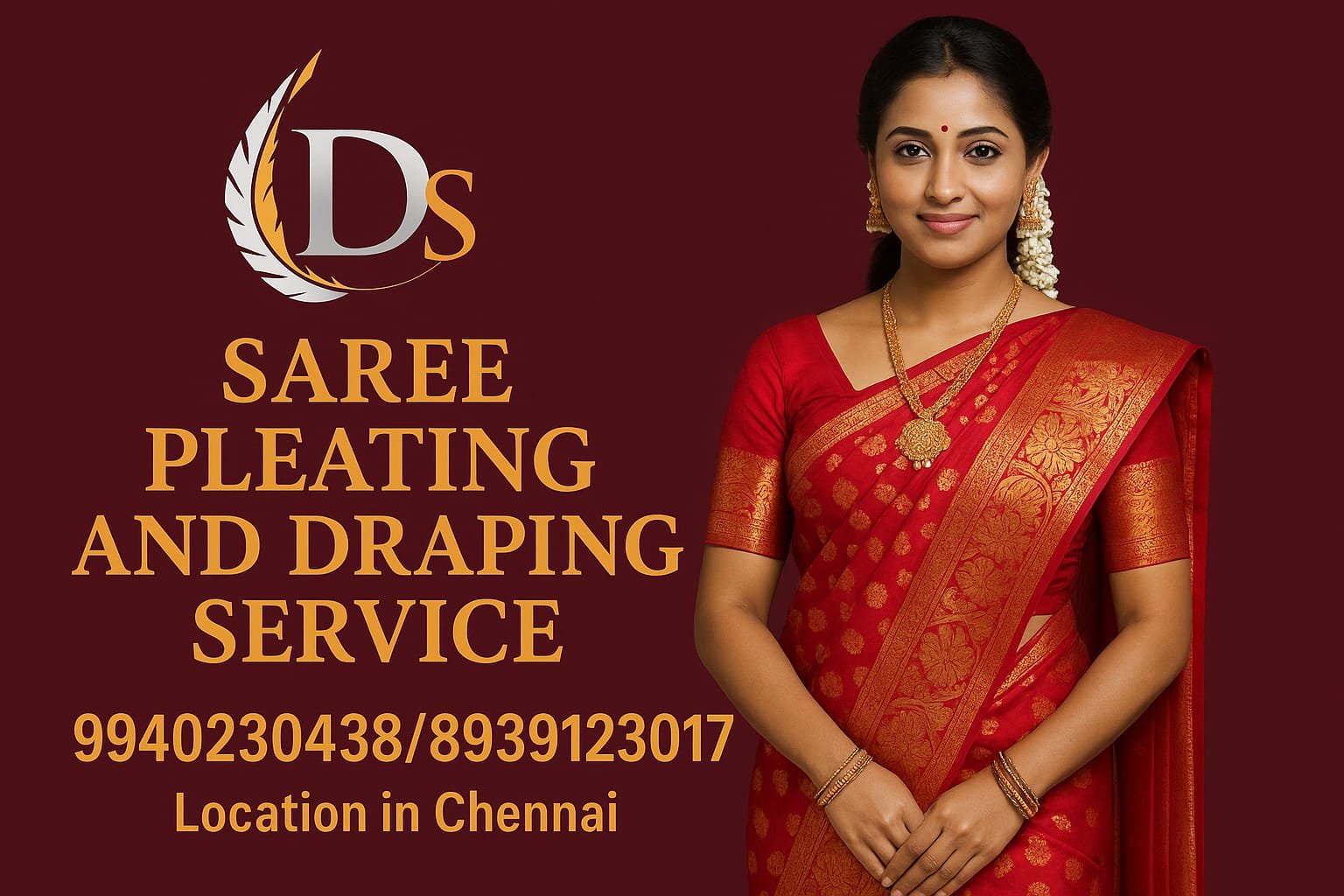 DS Saree Pre Pleating